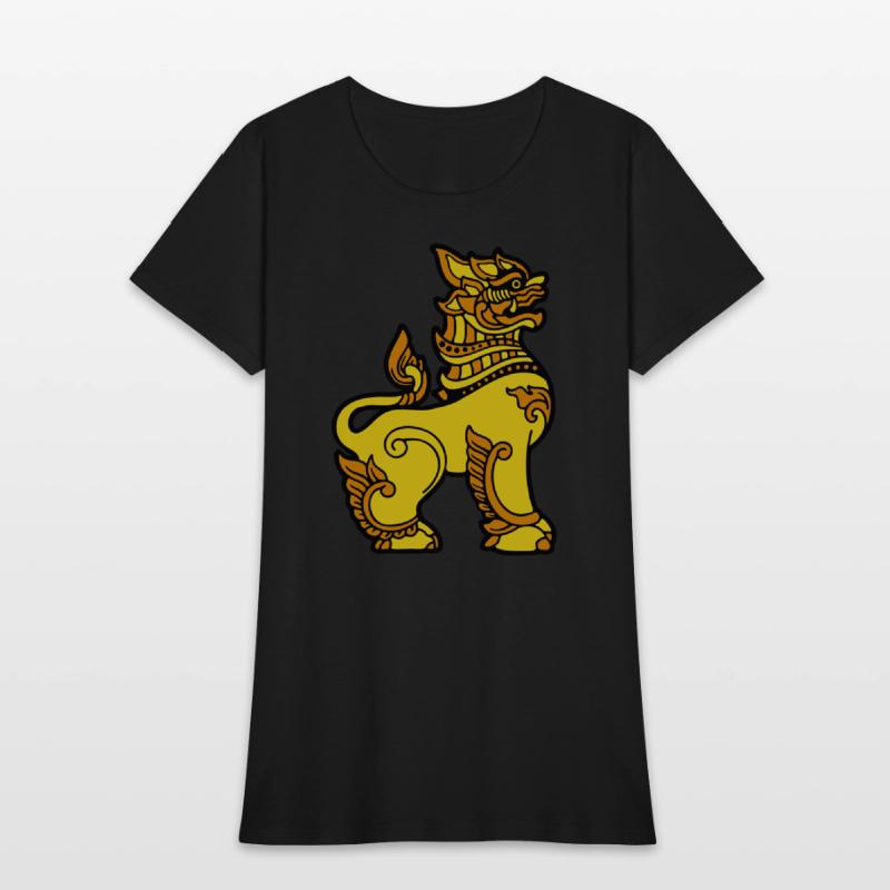 Chinthe burma asian god animal