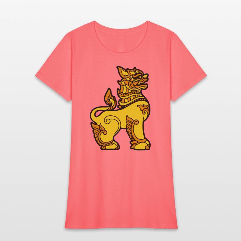 Chinthe burma asian god animal