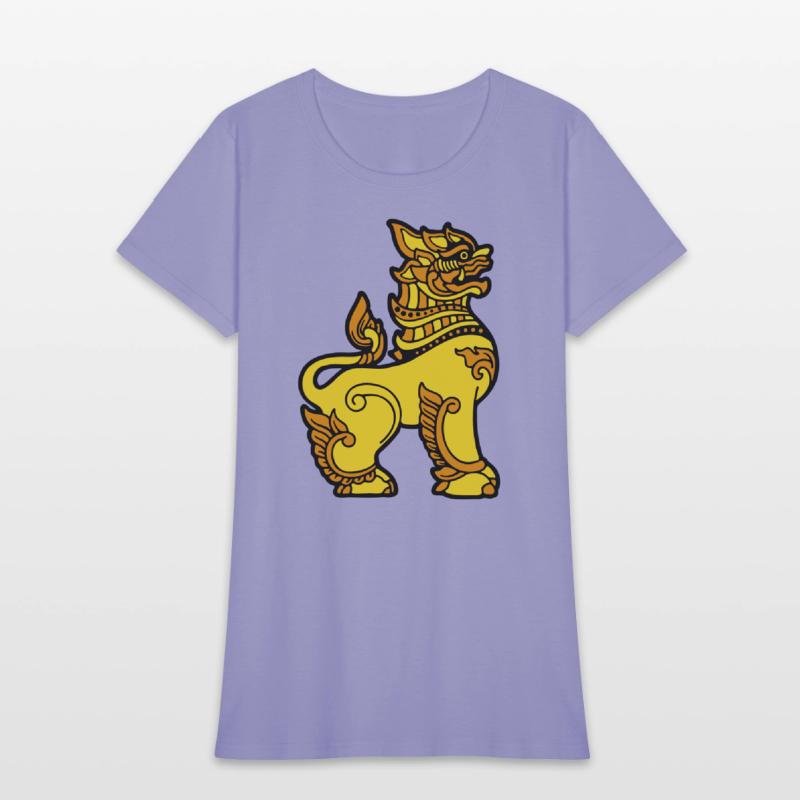 Chinthe burma asian god animal