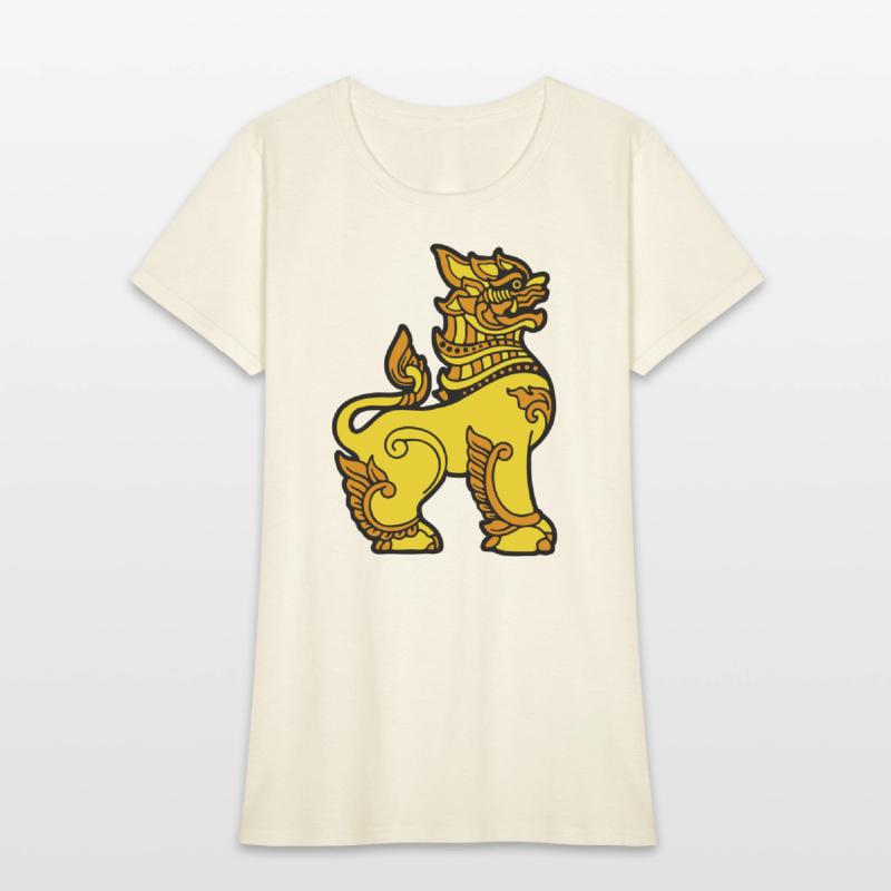 Chinthe burma asian god animal