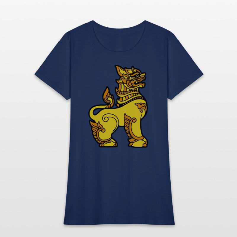 Chinthe burma asian god animal