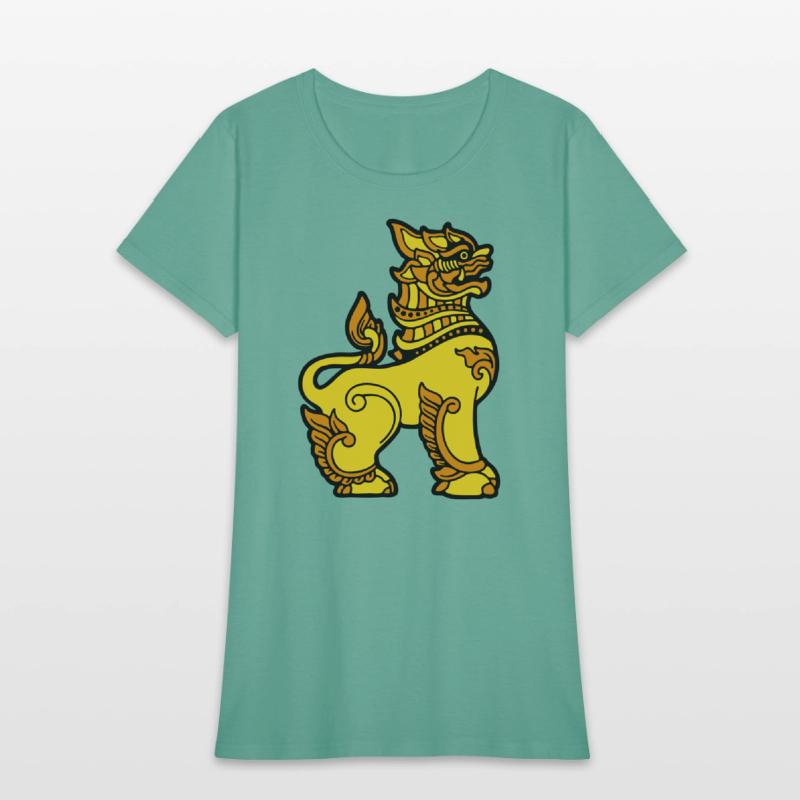 Chinthe burma asian god animal