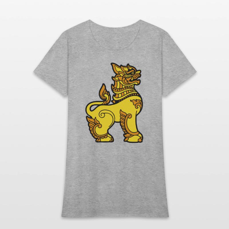 Chinthe burma asian god animal