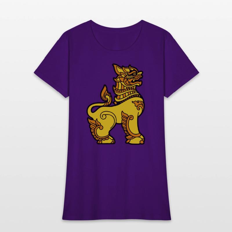 Chinthe burma asian god animal