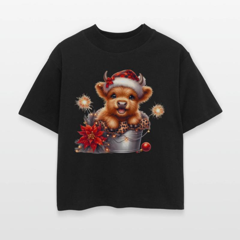 Christmas Merry Christmas For Gift Highland Cow