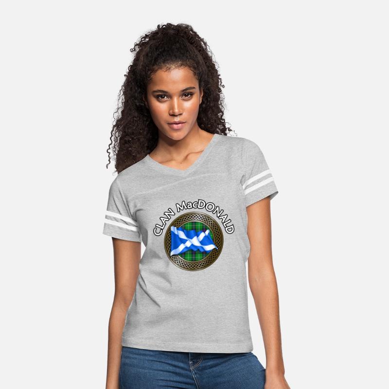 Clan MacDonald Tartan Knot & Flag