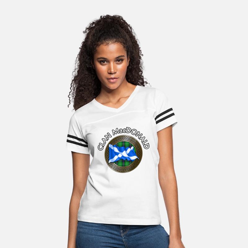 Clan MacDonald Tartan Knot & Flag