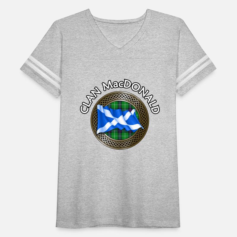 Clan MacDonald Tartan Knot & Flag