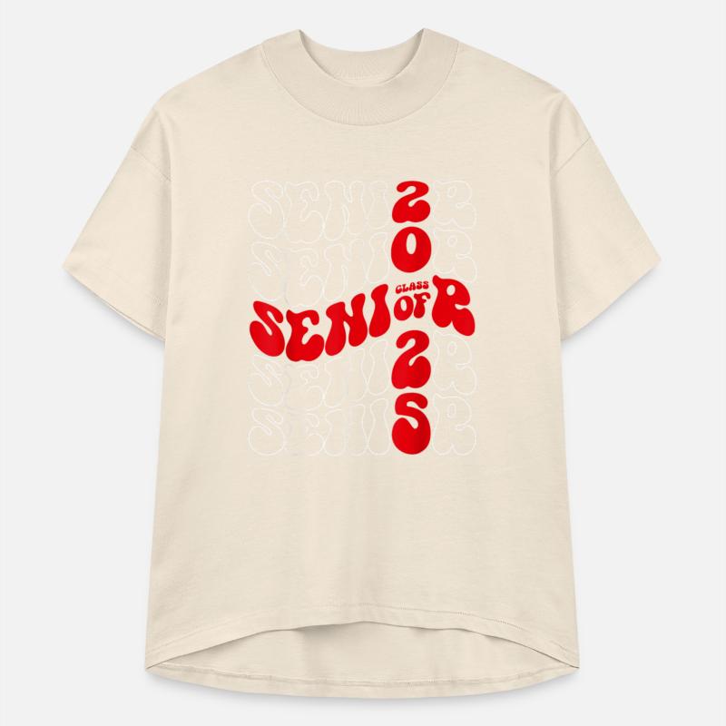 Class of 2025 Senior 2025 Graduation Groovy Back T
