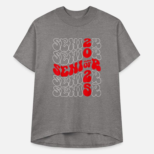 Class of 2025 Senior 2025 Graduation Groovy Back T