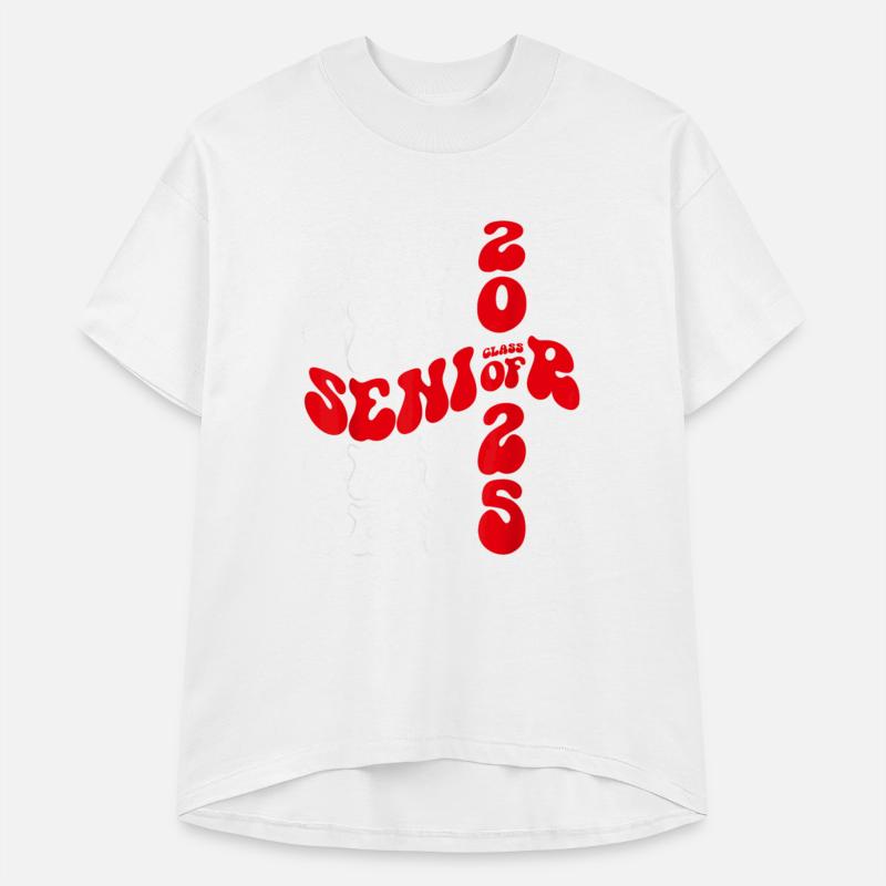 Class of 2025 Senior 2025 Graduation Groovy Back T