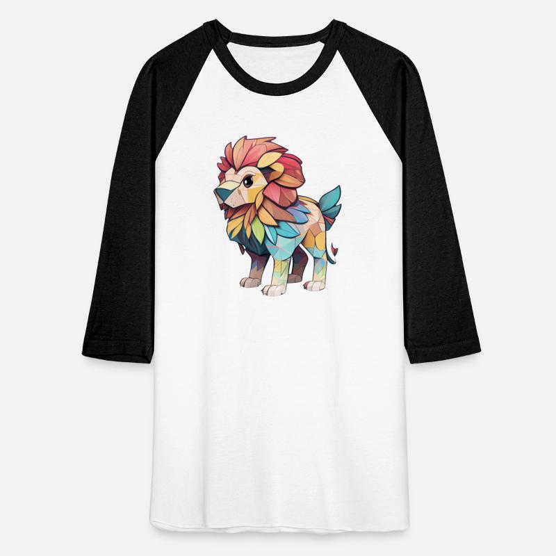 Colorful Cute Lion Design for Tshirt