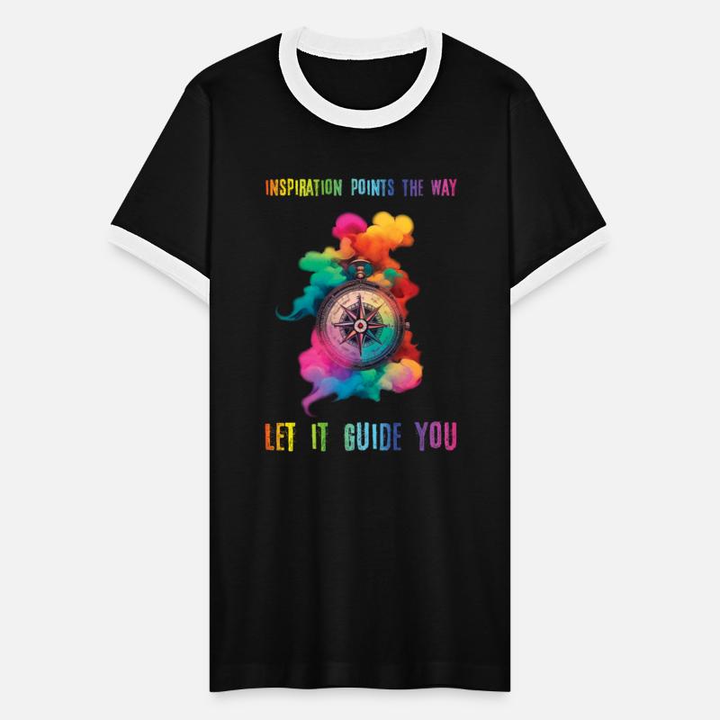 Colorful inspiration compass