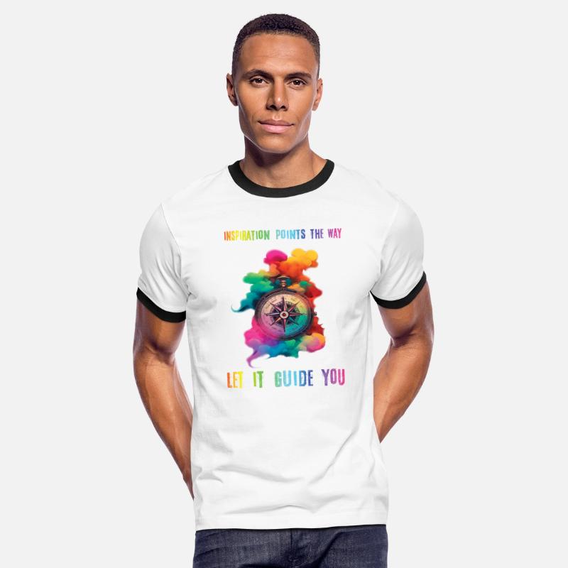 Colorful inspiration compass