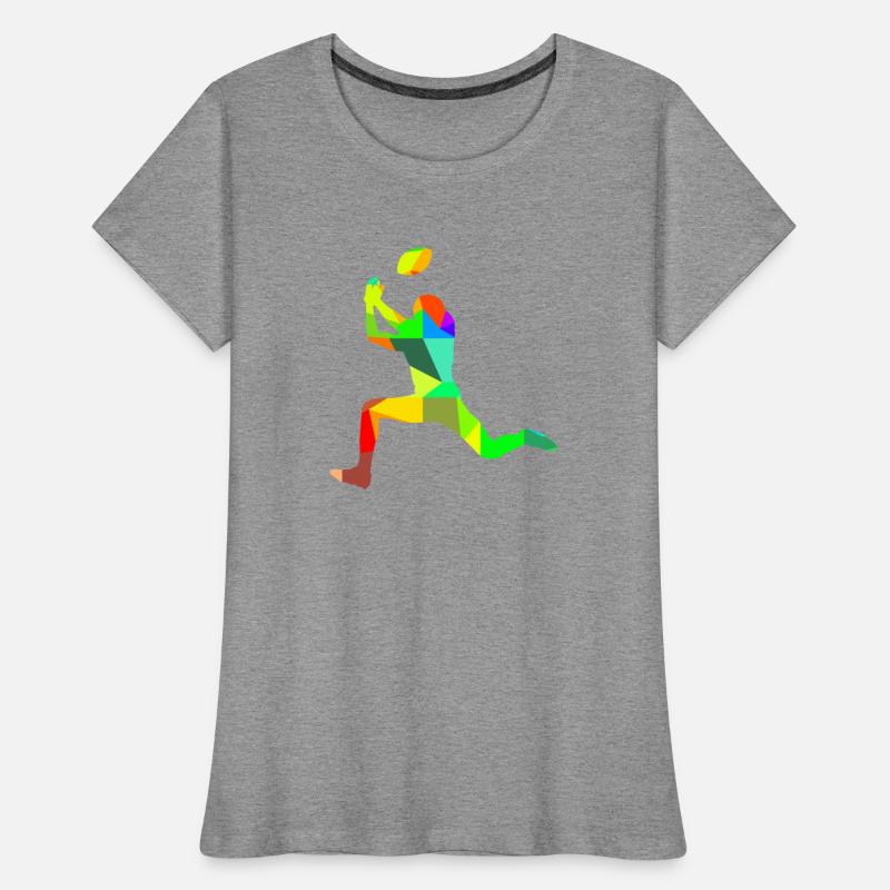 Colorful Rainbow Amarican Football Player Sport