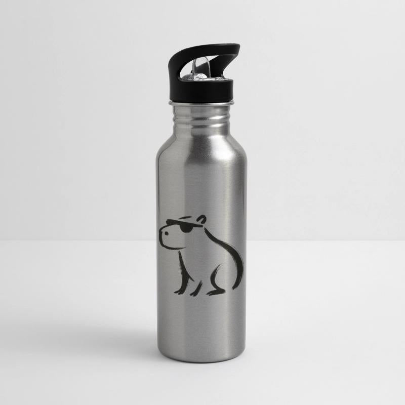 Cool Capybara – Minimalist Ink Animal Design