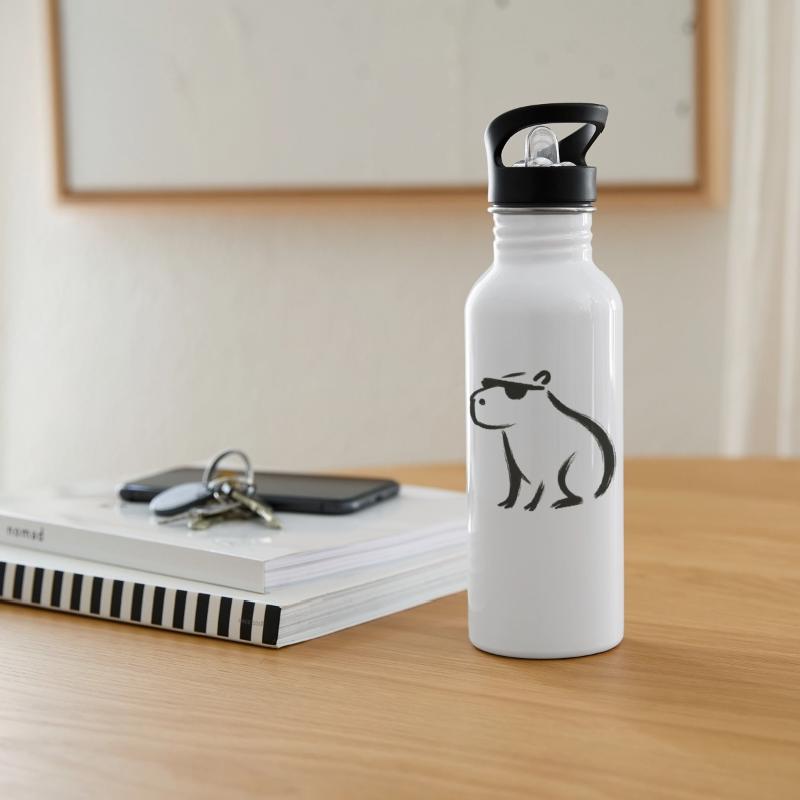 Cool Capybara – Minimalist Ink Animal Design