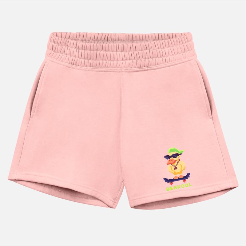 Cool Duck on Skateboard Pixel Art