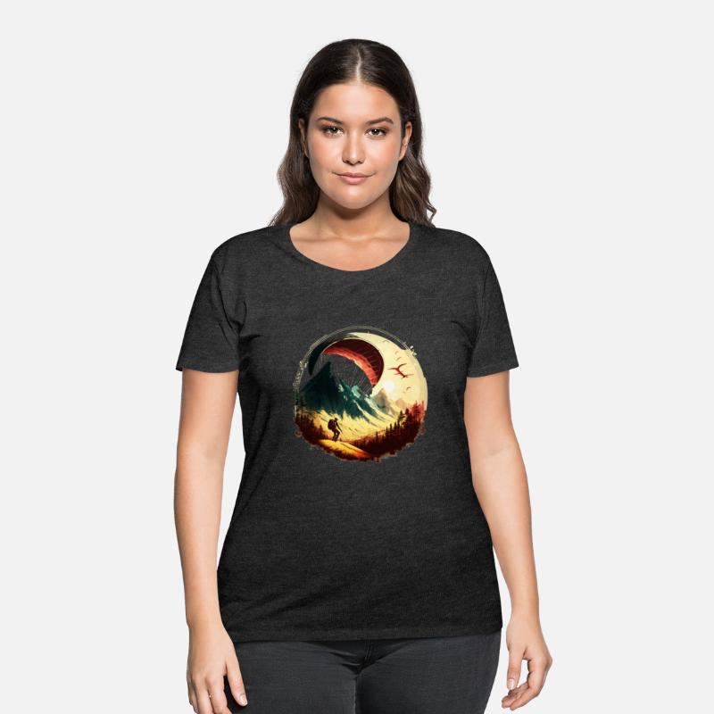 cool paraglider in action