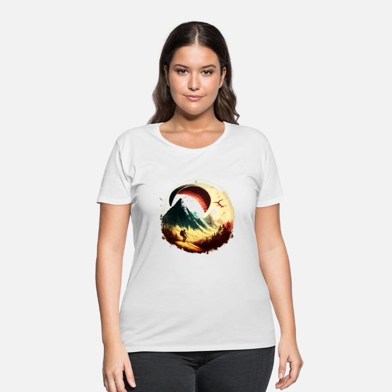 cool paraglider in action