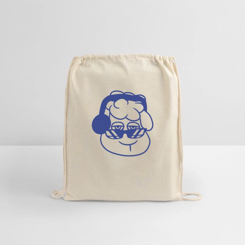 Cool Tired DJ Sheep Face Head Music Club Party Fun