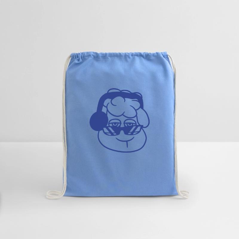 Cool Tired DJ Sheep Face Head Music Club Party Fun