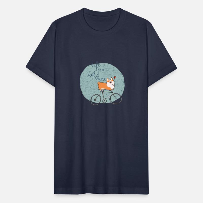 Corgi Biking Adventure or Life is a wild ride