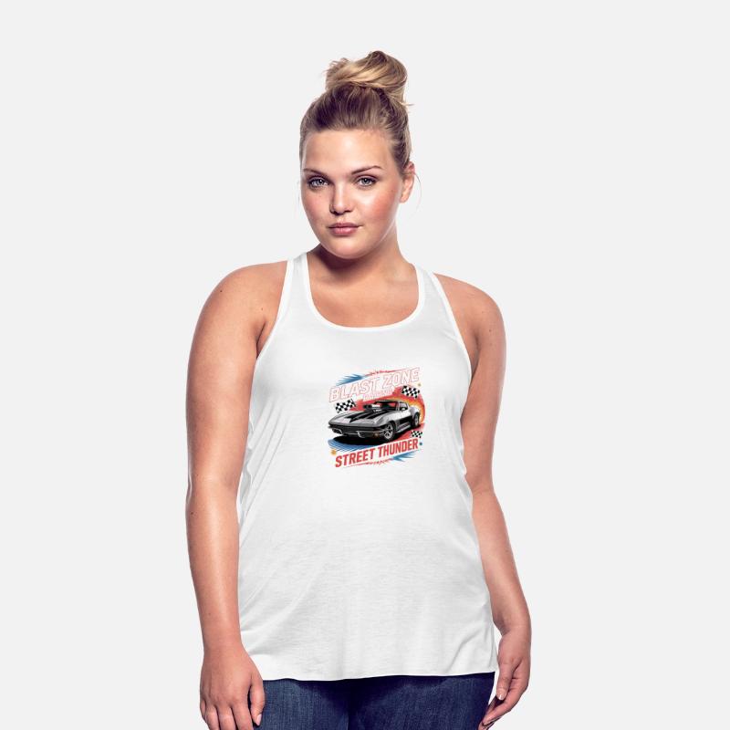 Corvette Drag Racing – Retro Muscle Car VectorTee