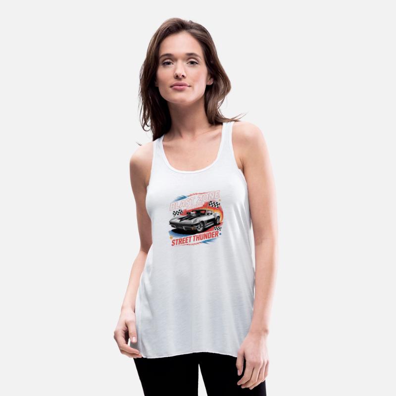 Corvette Drag Racing – Retro Muscle Car VectorTee
