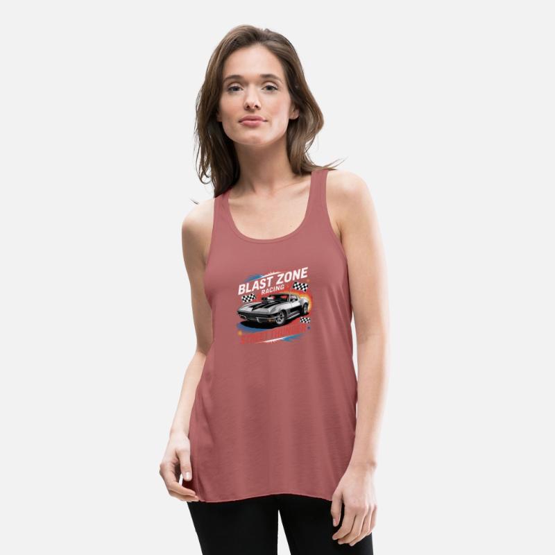 Corvette Drag Racing – Retro Muscle Car VectorTee