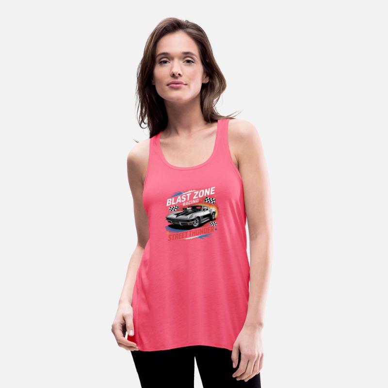 Corvette Drag Racing – Retro Muscle Car VectorTee