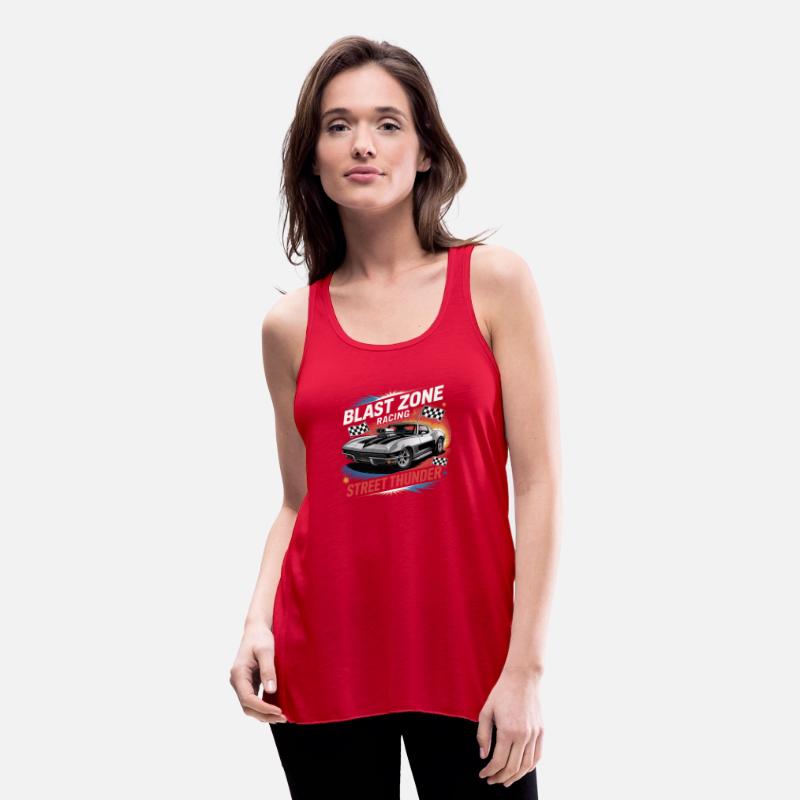 Corvette Drag Racing – Retro Muscle Car VectorTee