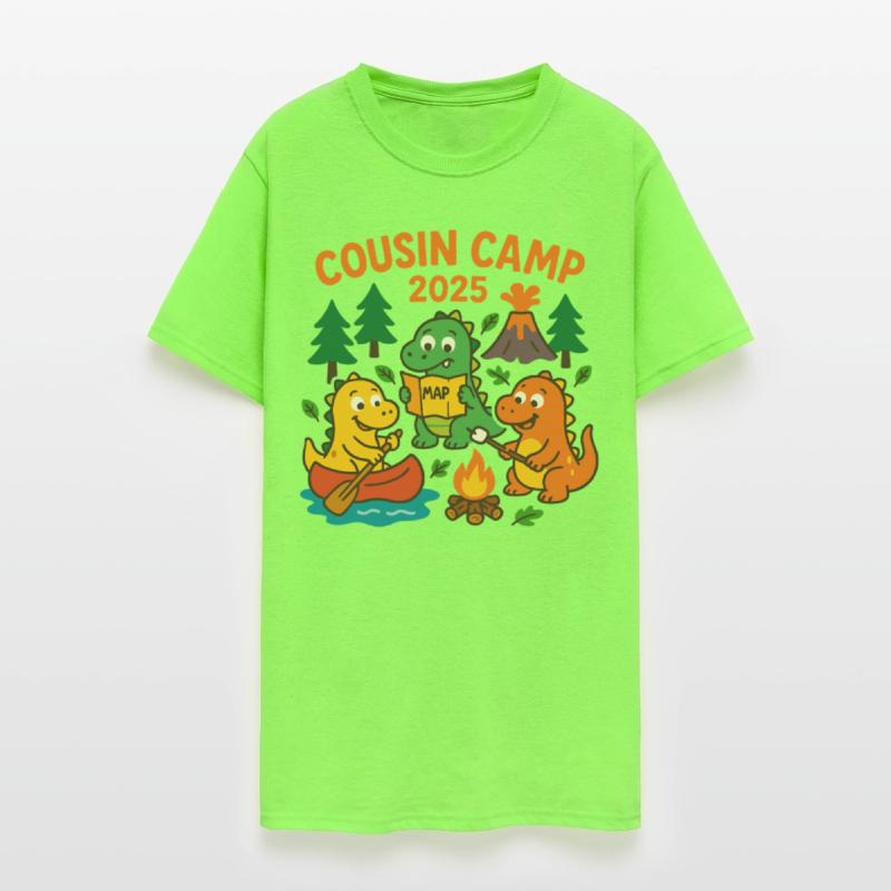 Cousin Camp 2025 Dinosaur Camping Adventure Family
