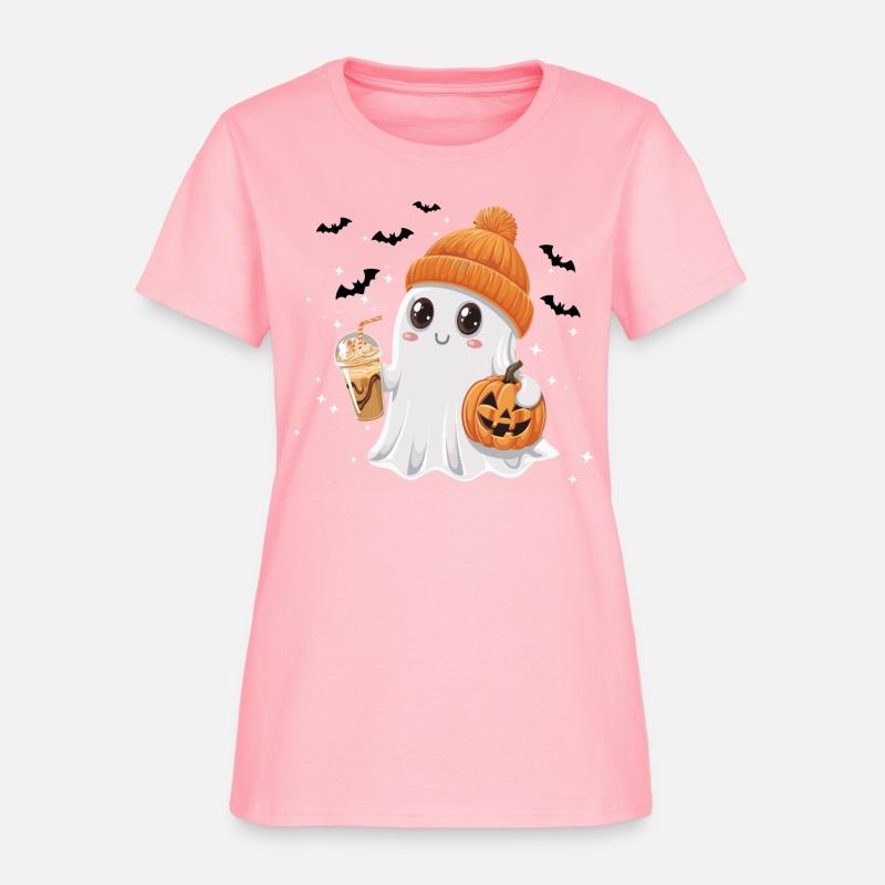 ☕Cozy Ghost in Beanie Fall & Halloween Ghost Shirt
