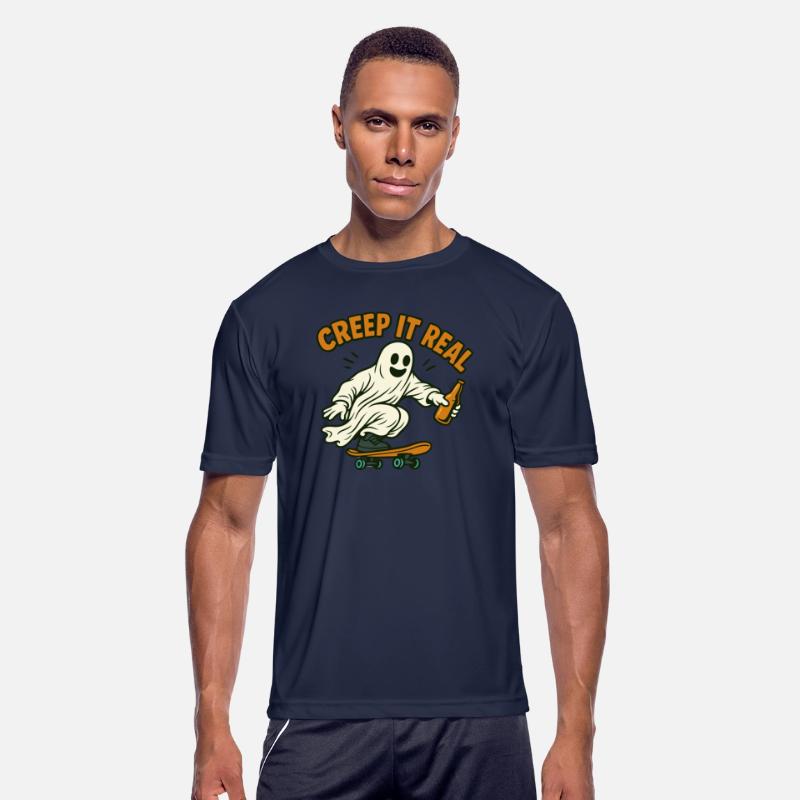 Creep It Real – Skater Ghost with Beer Shirt