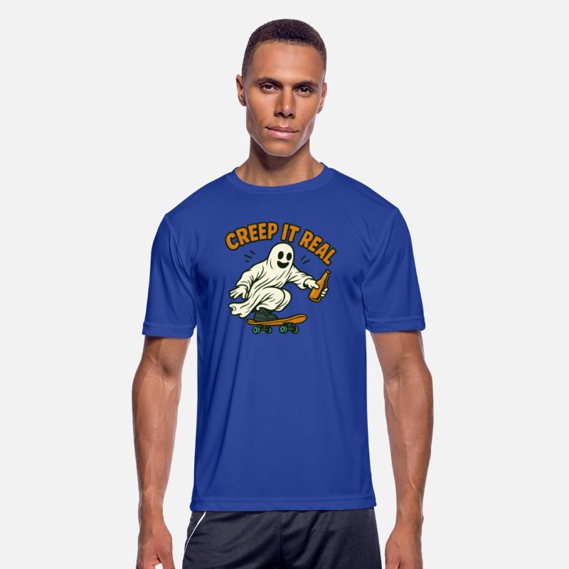 Creep It Real – Skater Ghost with Beer Shirt