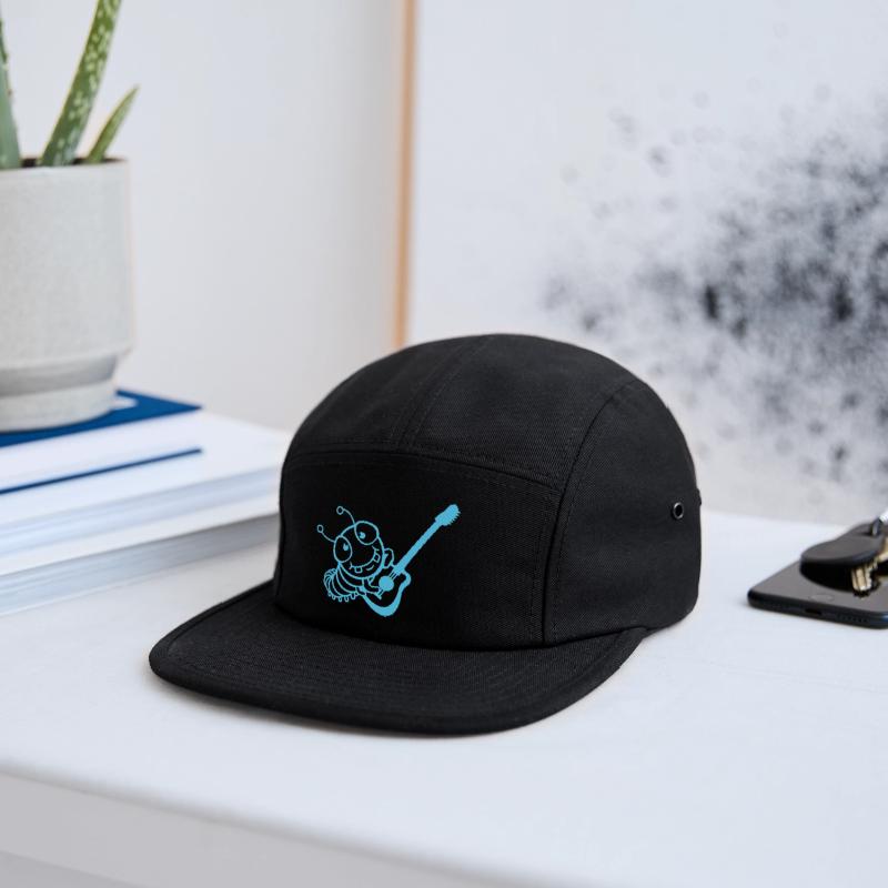 Cute Caterpillar Plays Guitar Bass Party Guitarist