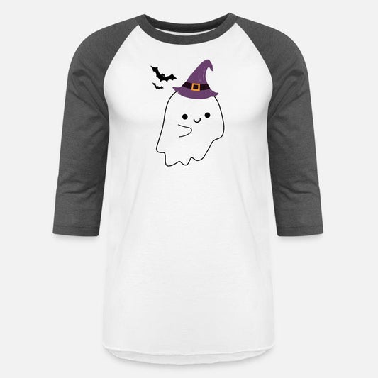 cute Halloween ghost wear a hat
