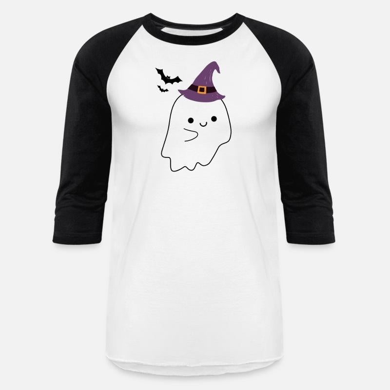 cute Halloween ghost wear a hat