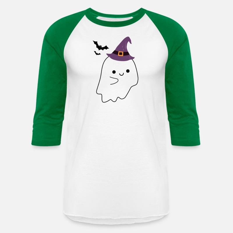 cute Halloween ghost wear a hat