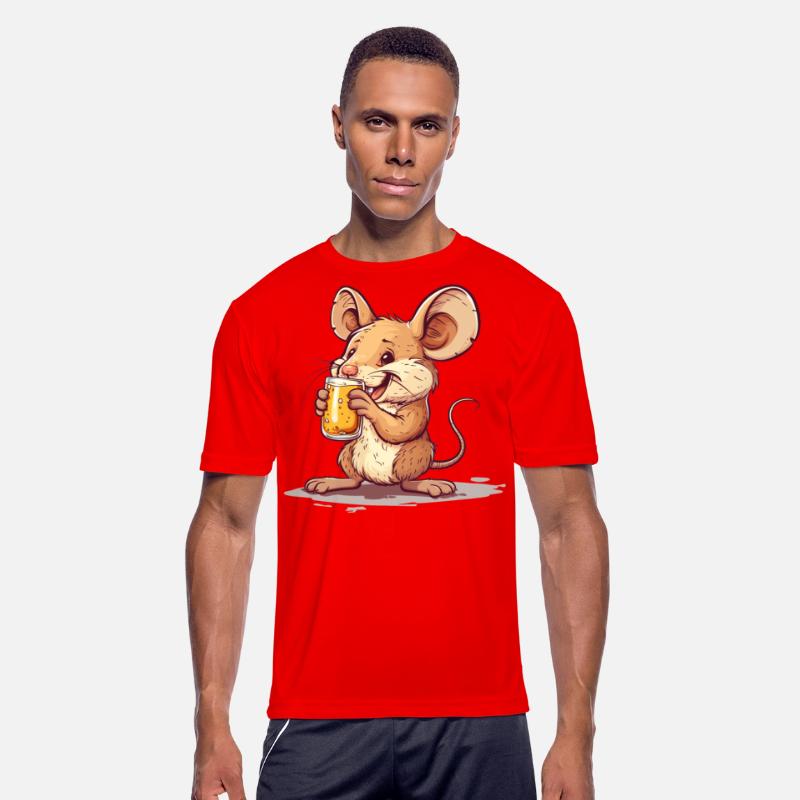 Cute Mouse Drinking Beer 2