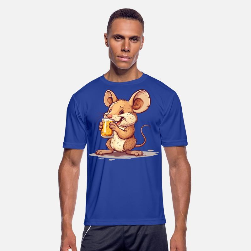 Cute Mouse Drinking Beer 2