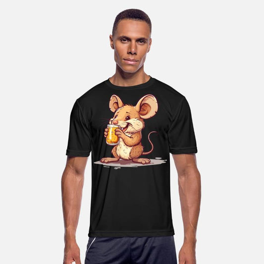 Cute Mouse Drinking Beer 2