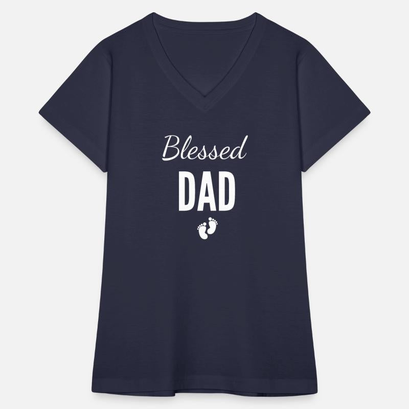 Cute new dad shirts, Blessed Dad Shirts, Dad Tee,