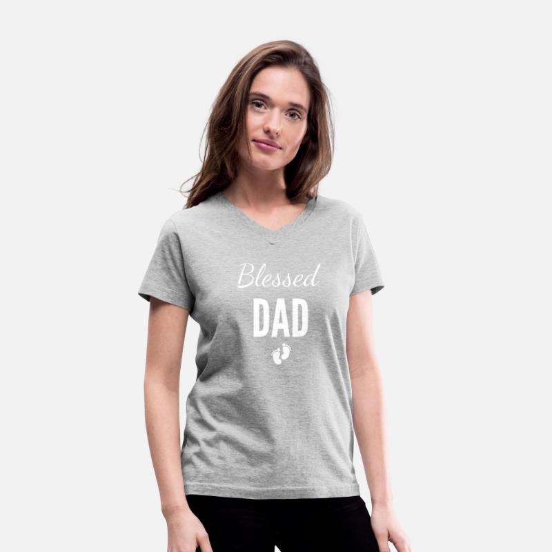 Cute new dad shirts, Blessed Dad Shirts, Dad Tee,