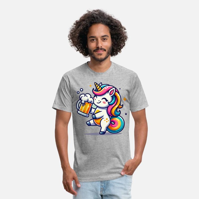 Cute Unicorn Drinking Beer