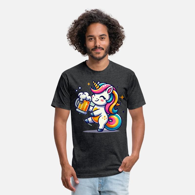 Cute Unicorn Drinking Beer