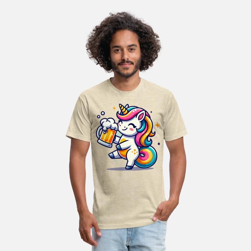 Cute Unicorn Drinking Beer