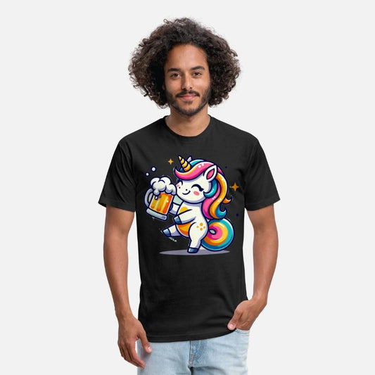 Cute Unicorn Drinking Beer