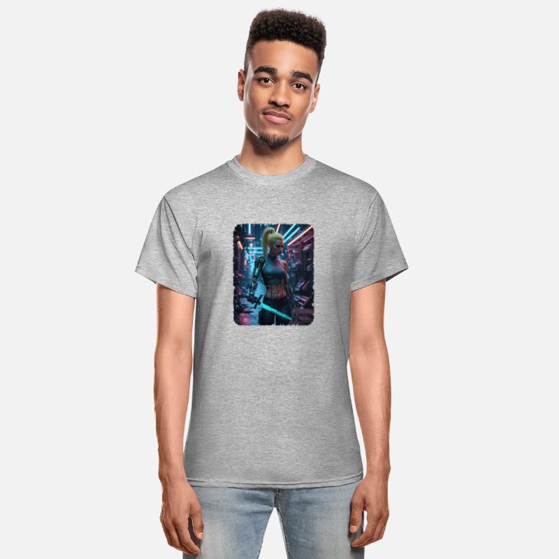 Cyberpunk women Warrior